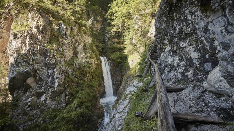 Wasserfall am Wolfsklamm in Tirol