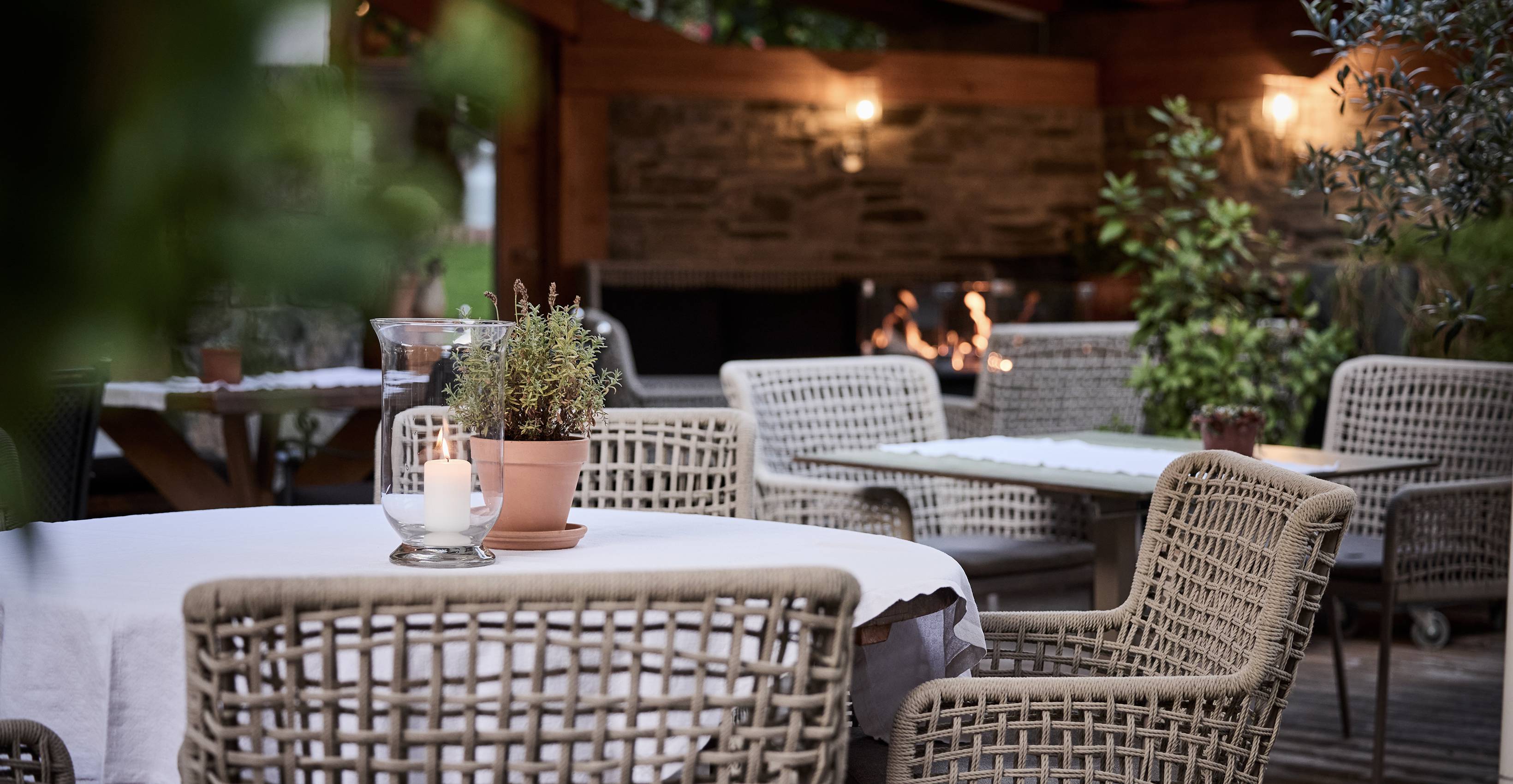 Terrasse im 4 Sterne Hotel - Der Brandstetterhof