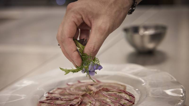 Carpaccio mit Kräuter - Der Brandstetterhof