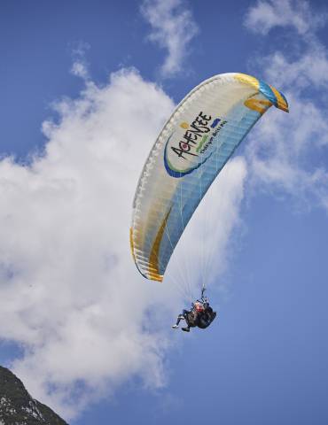 Tandem Paragliding im Aktivurlaub - Der Brandstetterhof
