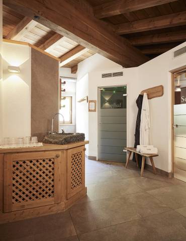 Wellnessbereich mit verschiedenen Sauna im Hotel Der Brandstetterhof