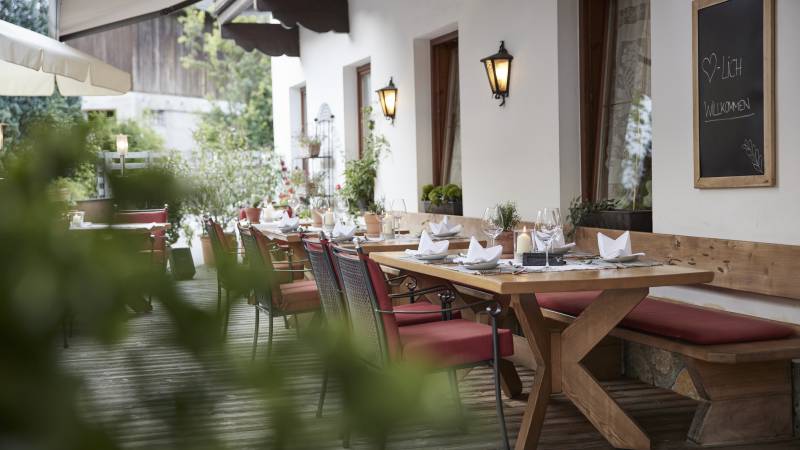 Außenbereich Hotel in Tirol