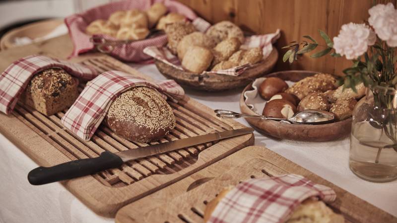 Brotauswahl Frühstücksbuffet