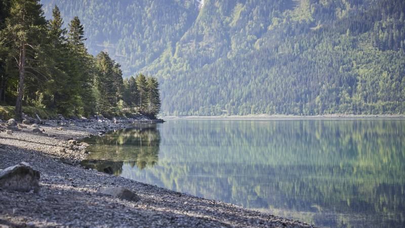 Bergsee Achensee Ufer