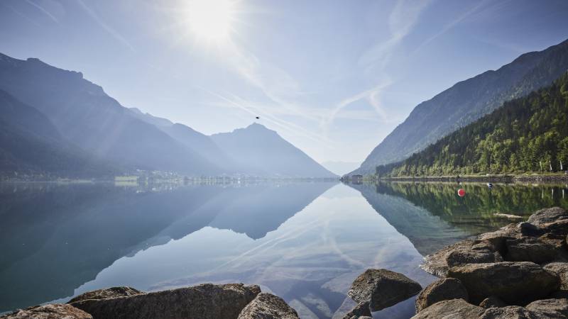 Bergspiegelung auf dem Achensee