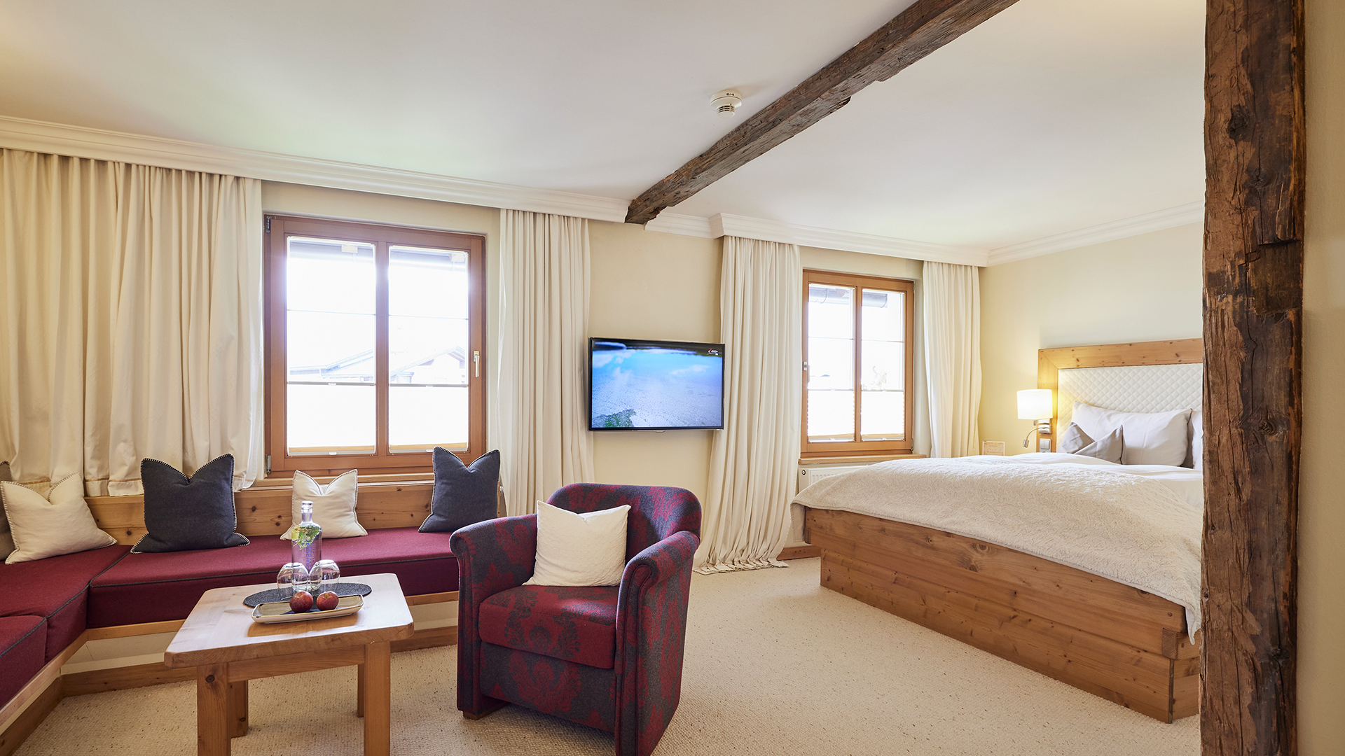 Junior Suite im Der Brandstetterhof in Stans mit Tempur Matratzen